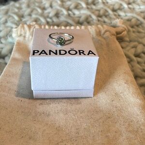 Pandora August Birthstone Eternity Circle Ring